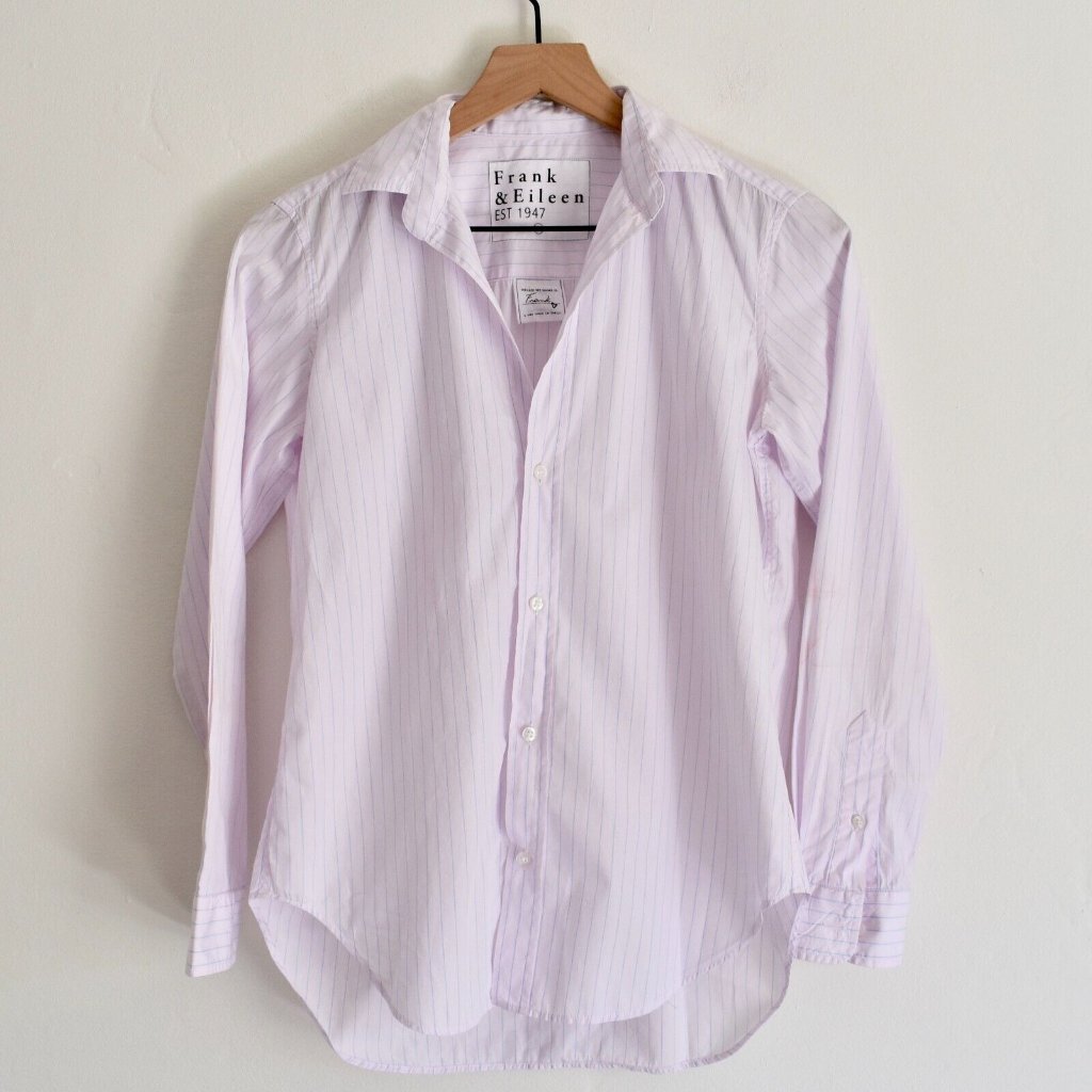 Frank & Eileen The Frank Button Down Pink Striped Collared Shirt